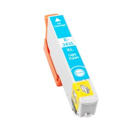 Epson T2435/T2425 (24XL) Tinteiro Cyan Light - Compatível