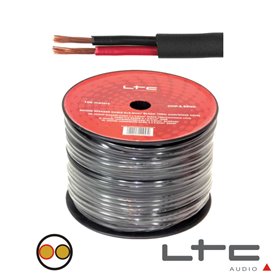 Cabo Coluna 2X2.50Mm Preto Redondo 100M Ltc