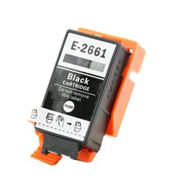 Epson T266 Tinteiro Preto - Compatível