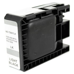 Epson T5807 Tinteiro Preto Light Pigmentado - Compatível