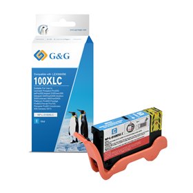 Lexmark 100XL Tinteiro Cyan - G&G