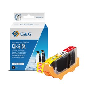 Canon CLI521 Tinteiro Preto - G&G