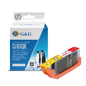 Canon CLI551XL Tinteiro Preto - G&G