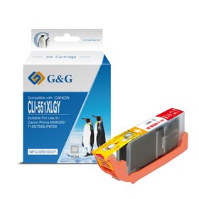 Canon CLI551XL Tinteiro Cinza - G&G