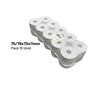 Rolo de Papel Térmico 75/76x70x11 - Pack de 10 unidades