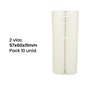 Rolos de Papel Duplo Autocopiativo 57x60x11/2 vias (Branco/Amarelo)