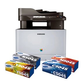 Impressora Samsung Xpress C1860 com Kit de Toners Originais
