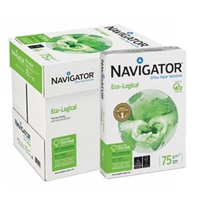 Papel A4 75grs Navigator - Caixa com 5 resmas
