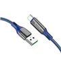Cabo de Dados e Carregamento USB para Tipo-C, Hoco S51 5A Extreme - Azul