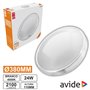 Aplique Led Redondo Teto 24W 380Mm 4000K 2100Lm Avide