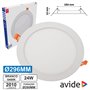 Painel Leds Redondo 24W 296Mm 6400K 2010Lm Avide
