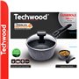 Caçarola Ø18Cm Inox C/ Tampa Vidro Ménage Techwood