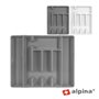 Organizador De Talheres Com 5-7 Compartimentos Alpina