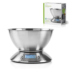 Balança Cozinha Digital 5Kg C/ Alarme Nedis