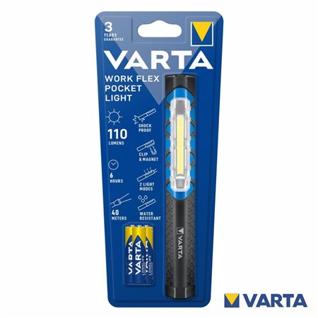 Lanterna De Trabalho Led Cob 110Lm Varta