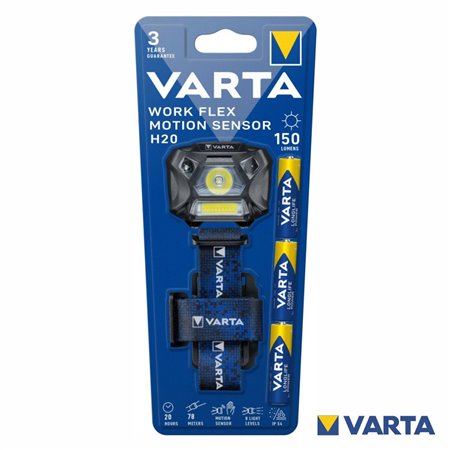 Lanterna De Cabeça Led Cob 150Lm Varta