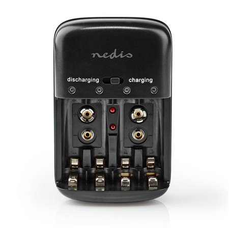 Carregador De Baterias Aa/Aaa/9V