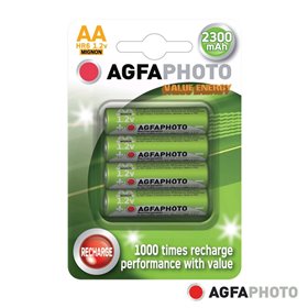Pilha Recarregável Aa 1.2V 2300Mah 4X Blister Agfaphoto