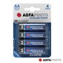 Pilha Alcalina Lr6/Aa 1.5V 4X Blister Power Agfaphoto
