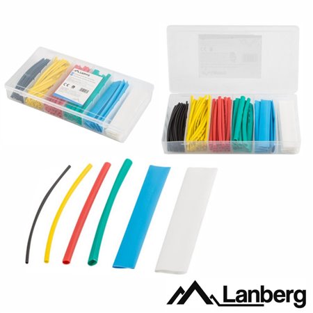 Conjunto De Tubos Manga Termoretráctil 100Pcs Lanberg