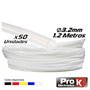 Tubo Manga Termoretráctil 3.2Mm 1.2M 50X Transparente Prok