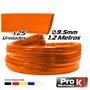 Tubo Manga Termoretráctil 9.5Mm 1.2M 25X Vermelho Prok