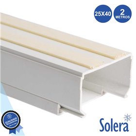 Calha Técnica Pvc C/ Adesivo 25X40Mm 793Mm² 2M Solera