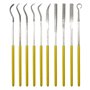 Conjunto De 10 Limas De Diamante Diversas 140Mm