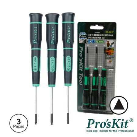 Conjunto De 3 Chaves Triângulares De Precisão Proskit