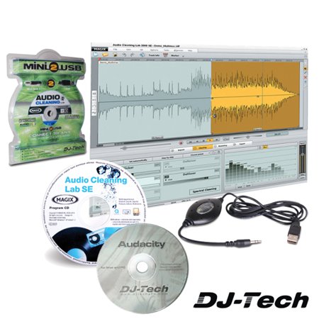 Conversor Áudio Analógico P/ Digital Jack / Usb Dj-Tech