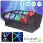 Projetor Luz C/ 8 Leds 3W Cree Rgbw 2 Barras Dmx Ibiza