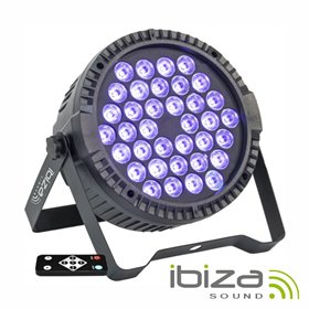 Projetor Par C/ 36 Leds 3W Uv Dmx Ibiza