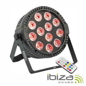 Projetor Par C/ 12 Leds 6W Rgbw Dmx Ibiza
