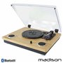 Gira-Discos 33/45/78Rpm Retro Bt/Usb/Sd/Rec Madison