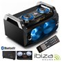 Sistema Som Portátil 120Wmáx Usb/Bt/Fm/Rec Leds Ibiza