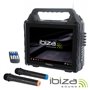 Altifalante Karaoke Portátil C/ Ecrã Usb/Bt/Sd/Aux Ibiza