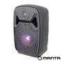 Coluna Amplificada 8" Usb/Bt/Sd/Aux/Fm Rgb Manta