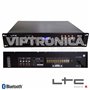 Amplificador 19" 4 Zonas Pa 100V 180W Mp3 Usb/Sd Ltc