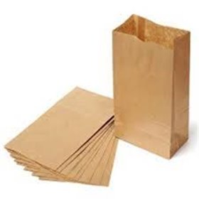 Saquetas de Papel Kraft Castanhas (TK14/SC17) 24X7X42  - 1000 unidades