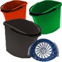 Balde Oval c/ Escorredor Preto - 16 litros