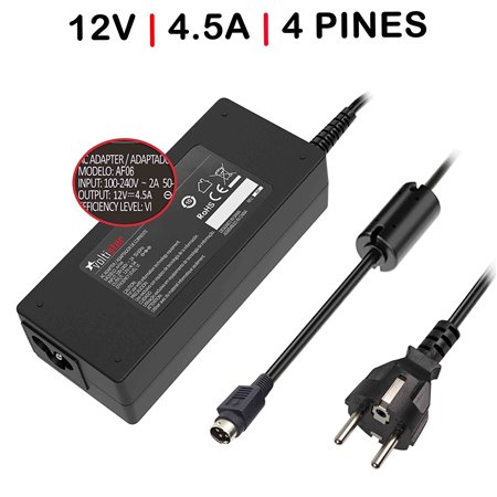 Carregador para TFT Monitor 12V 4.5A 60W