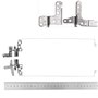 Dobradiças para Portátil HP Pavilion 15-Cw 15-Cs L23884-001