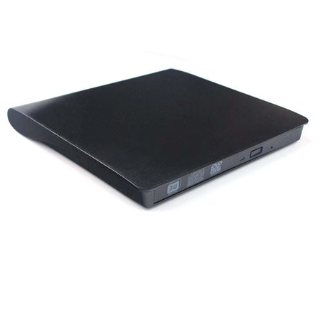 Carcaça Lector Externo DVd-Rw SATA 3.0 USB 9.5mm Preto