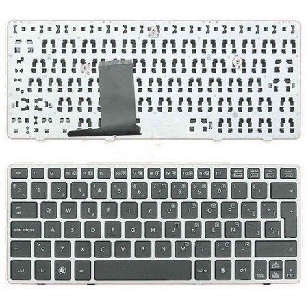 Teclado para Portatil HP EliteBook 2560P 2570P Marco Plata