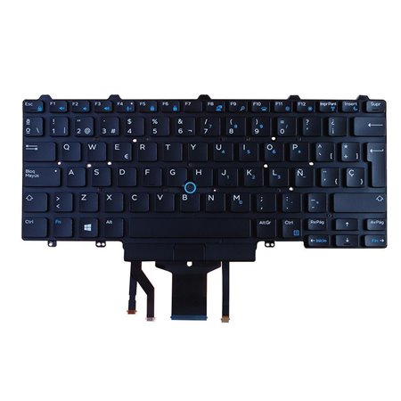 Teclado para Portatil Dell Latitude E5450 E7250 E7450 Retroiluminado e com Pointstick