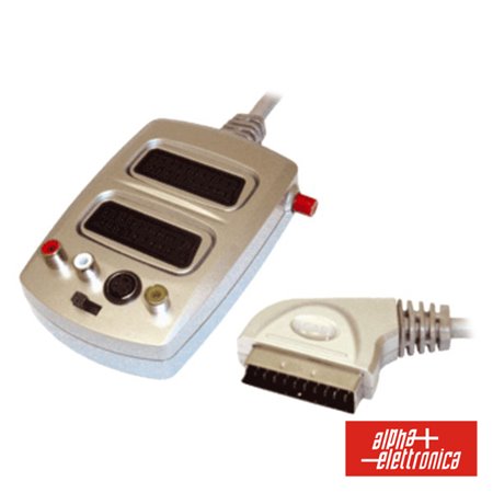 Distribuidor Comutador Scart M / 2Scart-3Rca-Svhs F