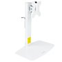 Suporte de mesa giratório/inclinável TooQ DB1127TN-W para TV e laptop de 17 a 27 pol.