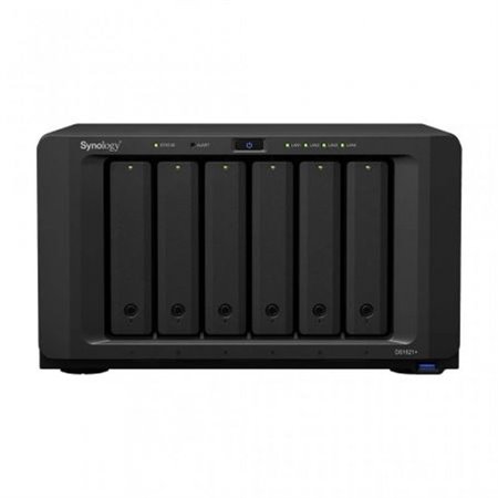 NAS Synology Diskstation DS1621+/ 6 compartimentos 3,5"- 2,5"/ 4 GB DDR4/ Formato de torre