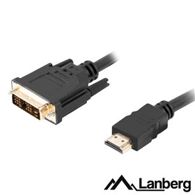Cabo Hdmi Macho / Dvi-D Single Link Macho 1.8M Lanberg