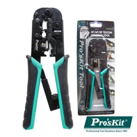ALICATE DE CRAVAR RJ45/RJ11/RJ12/RJ22 PROSKIT